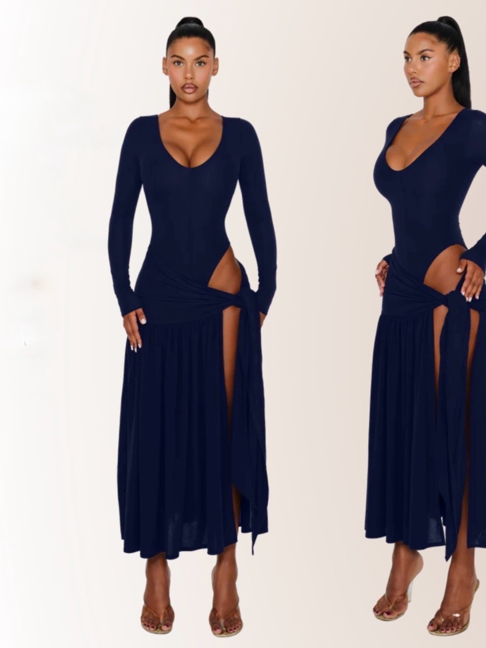 Cuocoo Long Sleeved Knit Atacama Dress Sz XS NWT